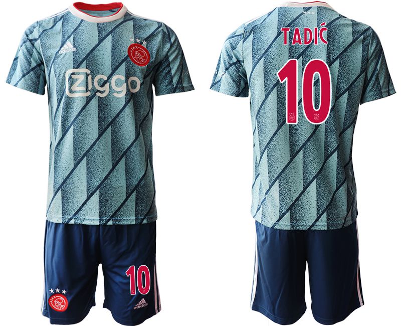 Men 2020-2021 club AFC Ajax away #10 blue Soccer Jerseys